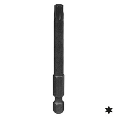 KING TONY (717040T) Вставка (бита) торцевая 1/4", L = 70 мм, TORX, T40, для шуруповерта