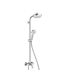 Hansgrohe Crometta 27266400 Душевая система внешнего монтажа со смесителем 109,9 см с верхней лейкой 18х18 см фото