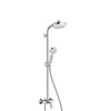 Hansgrohe Crometta 27266400 Душевая система внешнего монтажа со смесителем 109,9 см с верхней лейкой 18х18 см