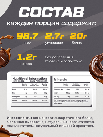 Протеин шоколадный 3 пакета Soul Way