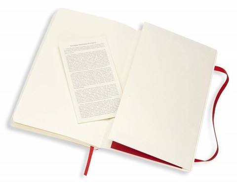 Блокнот Moleskine Classic Soft, цвет красный, пунктир