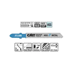 Пилки лобзиковые комплект из 5шт. CMT JT118B-5