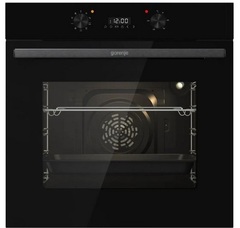 Встраиваемый духовой шкаф Gorenje BO6737E01ATBGN, 73 литра, черное стекло