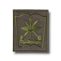 Нарукавный знак ВУНЦ ВВС ВВА им. Жуковского и Гагарина (Воронеж) полевой / олива