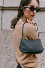ZARA МИНИ-СУМКА С ПЛЕЧЕВЫМ РЕМНЕМ, ЧЕРНЫЙ