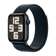 Умные часы Apple Watch SE 2 (2024) GPS, 44mm, Midnight Aluminium Case with Sport Loop, Ink (Темная ночь)