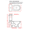 ArtCeram Hermitage HEV004 01 00 Унитаз моноблок, цвет: белый