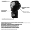 Перчатки Hardcore Training AK MF Black