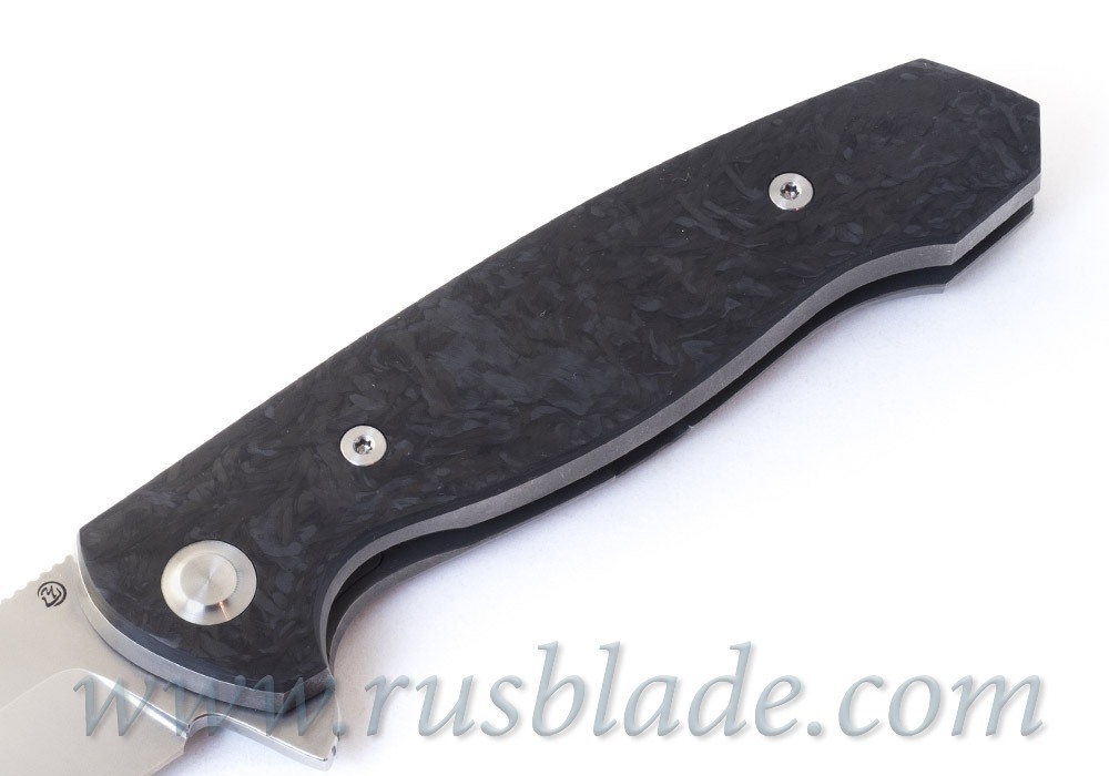 Cheburkov Wolf 2019 M390 Titanium and CF Folding Knife - фотография 