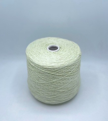 Luxury Selection by Ri.Go(пр.Италия), art-Bourrette ,400/100гр, 100% Буретный шелк , цвет-Бледно-зеленый ,арт.29233