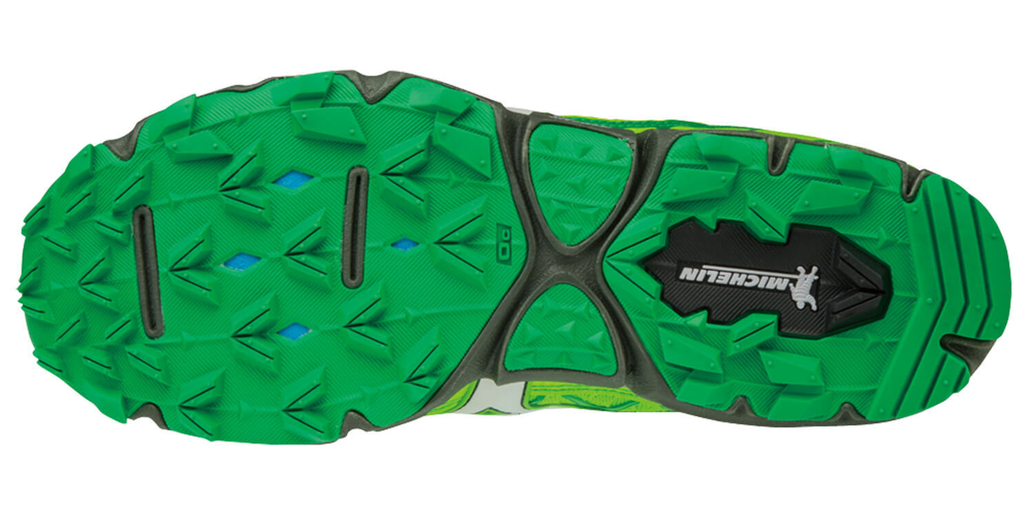 Mizuno Wave Hayate 4 мужские кроссовки для бега зеленые - 2