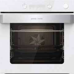 Духовой шкаф Gorenje BSA6737ORAW, встраиваемый, электрический, белый, 77 л