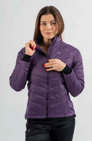 Женская лыжная куртка Noname Hybrid Warm 24 WOS фиолетовая