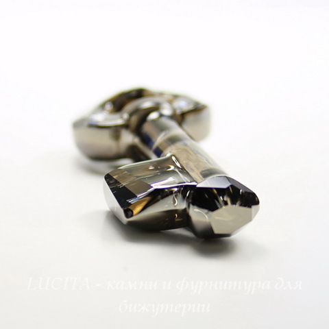 6919 Подвеска Сваровски Ключик Crystal Silver Night (50 мм) ()