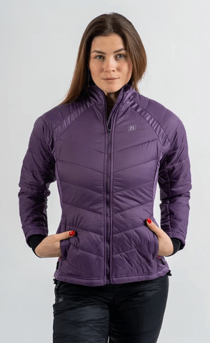 Женская лыжная куртка Noname Hybrid Warm 24 WOS фиолетовая