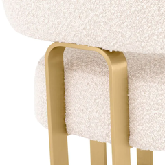 КРЕСЛО CAPRICORN, bouclé cream