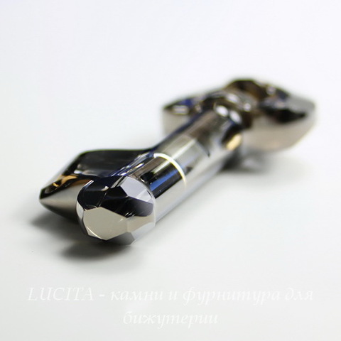 6919 Подвеска Сваровски Ключик Crystal Silver Night (50 мм) ()