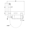 Gessi Water Tube Kneip 32941#031 Смеситель с душевым комплектом: ручной душ (пластик), вывод для воды, шланг (внешние части), цвет: хром