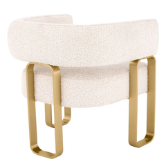 КРЕСЛО CAPRICORN, bouclé cream