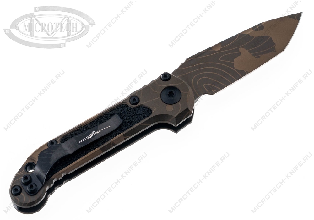 Нож Microtech LUDT 1136-1TPBNCS-Z4 Badland Camo Cerakote