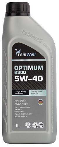 Моторное масло Reinwell OPTIMUM 6300 5W-40 синтетическое 1л
