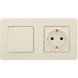 Выключатель одноклавишный - Legrand Inspiria - 10АХ 250В безвинтовые зажимы - слоновая кость — фото 7