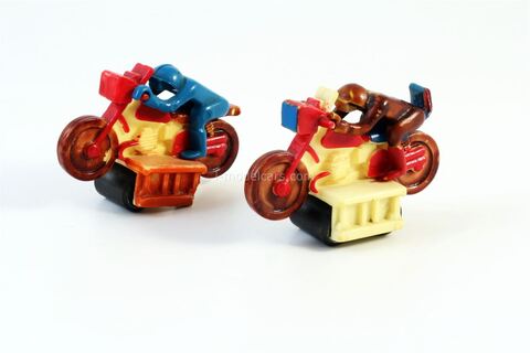 Motorcycle and rider from the USSR 