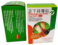 Китайский Детокс пластырь Foot Patch Natural на стопы ног от Bang De Li, 20 шт.