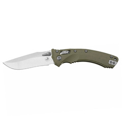 Фото Складной нож Microtech Amphibian S/E 137RL-10FLGTOD, сталь M390MK, рукоять G10, зеленый