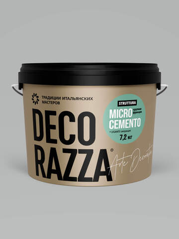 Микроцемент крупная фракция Decorazza Microcemento Struttura + Legante / Декорацца Структура