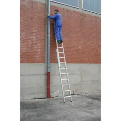 Двухсекционная выдвижная лестница STABILO 2х9 Krause 133274