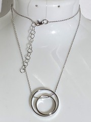 Кольца (колье из серебра)
