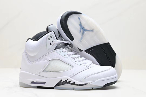 Air Jordan 5 'White Black' 