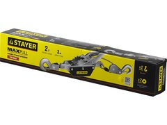 STAYER MAXPull, 2 т, 3 м, ручная рычажная лебедка (4310-2)