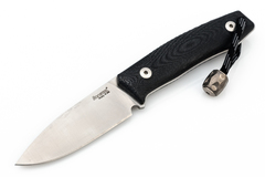 Фото Нож с фиксированным клинком LionSteel M1 GBK, сталь M390, рукоять G10, черный