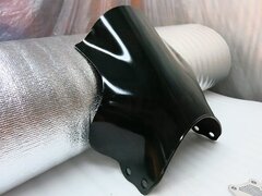 Ветровое стекло Honda Hornet 250 CB400 VTEC XJR400 ZRX400 чёрное