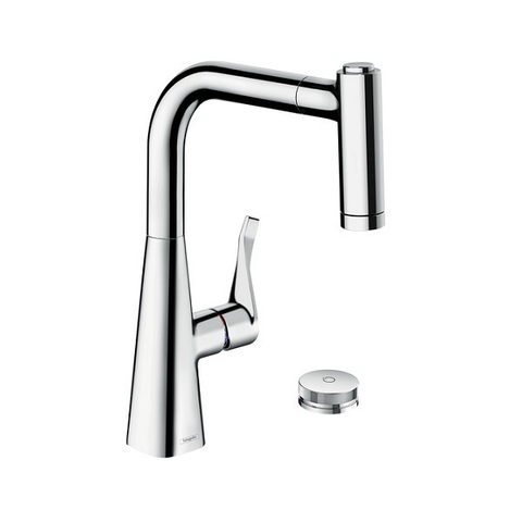 Hansgrohe 73805000 Смеситель для кухни с выдвижным изливом и лейкой