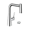 Hansgrohe 73805000 Смеситель для кухни с выдвижным изливом и лейкой