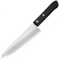 Фото Кухонный Шеф нож Tojiro Western Knife F-302, сталь VG-10, рукоять стабилизированная древесина, черный