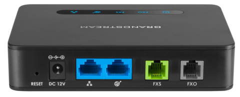 Grandstream HT813 - телефонный адаптер. 1xFXS, 1xFXO, 1xLAN, 1xWAN