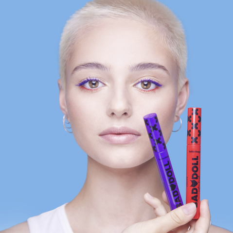 Bad doll Тушь для ресниц цветная объемная, фиолетовая 9.3г BelorDesign — фото 3