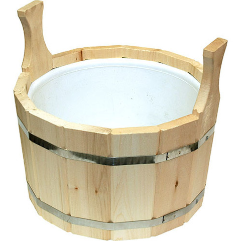 Ушат с пластиковой вставкой, 8 л - 6
