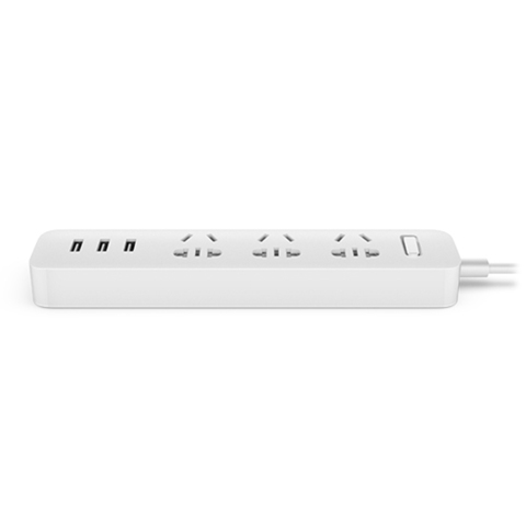 Удлинитель Xiaomi MI (3 розетки+3 USB) Белый