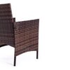 Лаунж/Lounge сет [диван+2кресла+столик+подушки] (мод.210013 А) коричневый