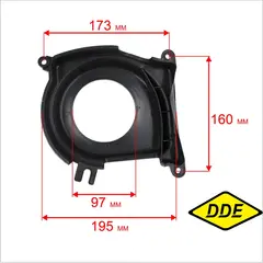Кожух крыльчатки DDE G350i (794-968-151)