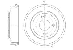 Барабан тормозной G-brake  GD-06044