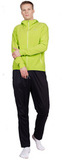 Костюм беговой Nordski Pro Energy Lime Green с прямыми брюками Lite