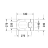 Duravit SensoWash Slim 611200002000300 Сиденье для унитаза унитаза с душем, 375х540 мм, цвет белый