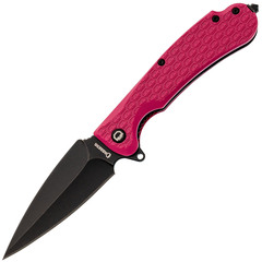 Фото Складной нож Daggerr Urban 2 BW, сталь 8Cr14MoV, рукоять FRN, розовый