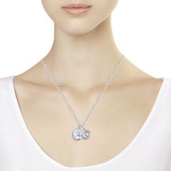 94070326 - Колье из серебра 925 пробы с подвесками 